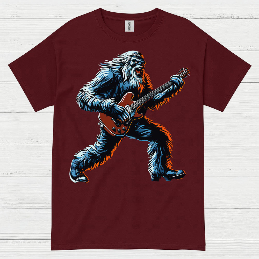 Rock Guitar Bigfoot T Shirt