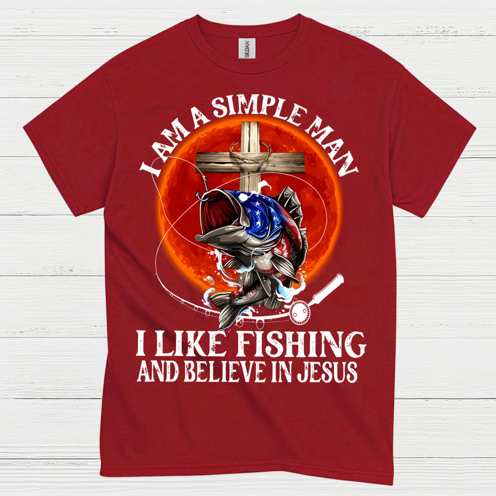 I Like Fishing And Believe In Jesus T Shirt