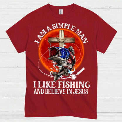 I Like Fishing And Believe In Jesus T Shirt