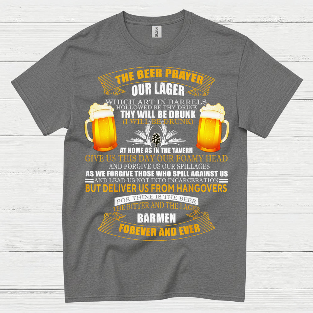 The Beer Prayer Our Lager T Shirt