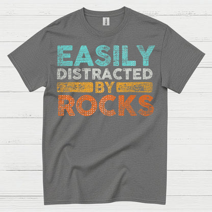 Easily Distracted Rock Lover T Shirt