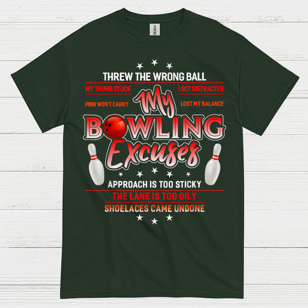 Bowling Spirit Minimal Artistic T Shirt