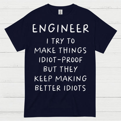 Idiot Proof Engineer T Shirt