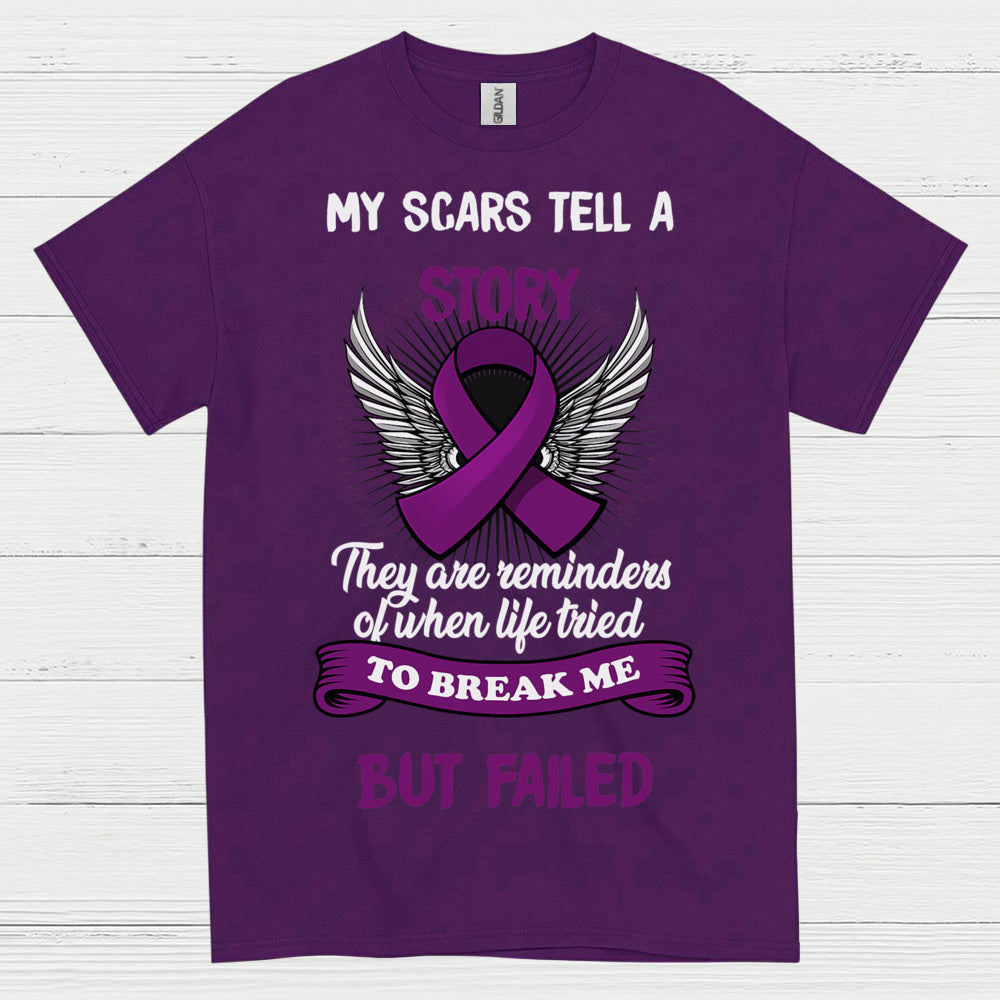 My Scars Tell A Story Epilepsy T Shirt