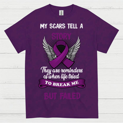 My Scars Tell A Story Epilepsy T Shirt