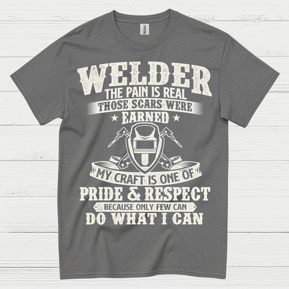 Welder Pride And Respect T Shirt