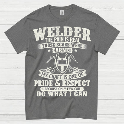Welder Pride And Respect T Shirt
