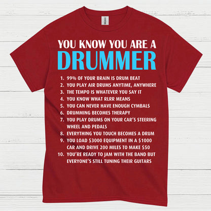 Living The Beat Drummer T Shirt
