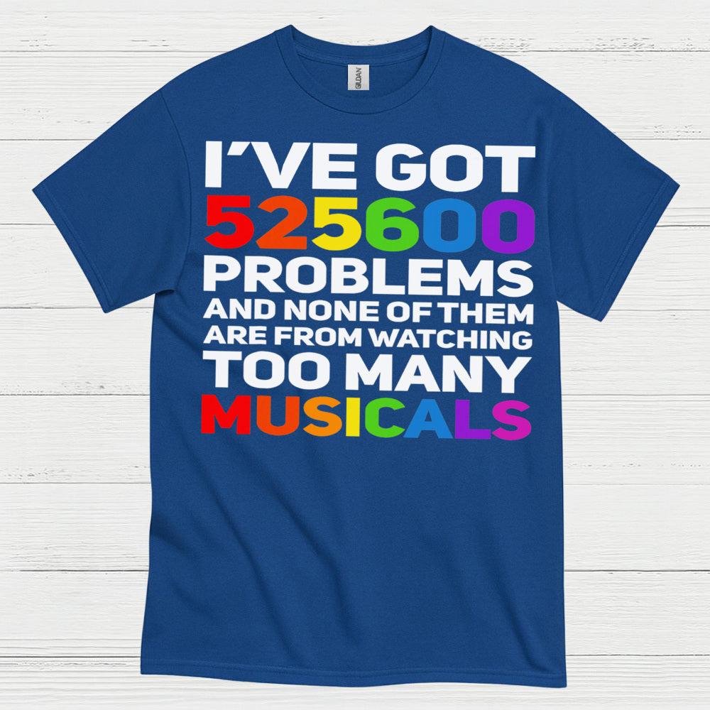 I’ve Got 525600 Problems Musical T Shirt
