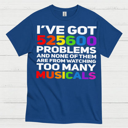 I’ve Got 525600 Problems Musical T Shirt