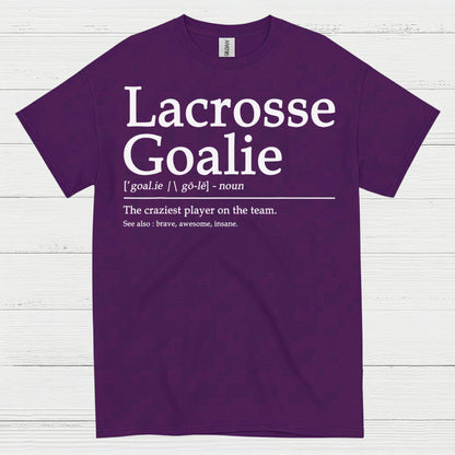 Lacrosse Goalie Definition Funny T Shirt