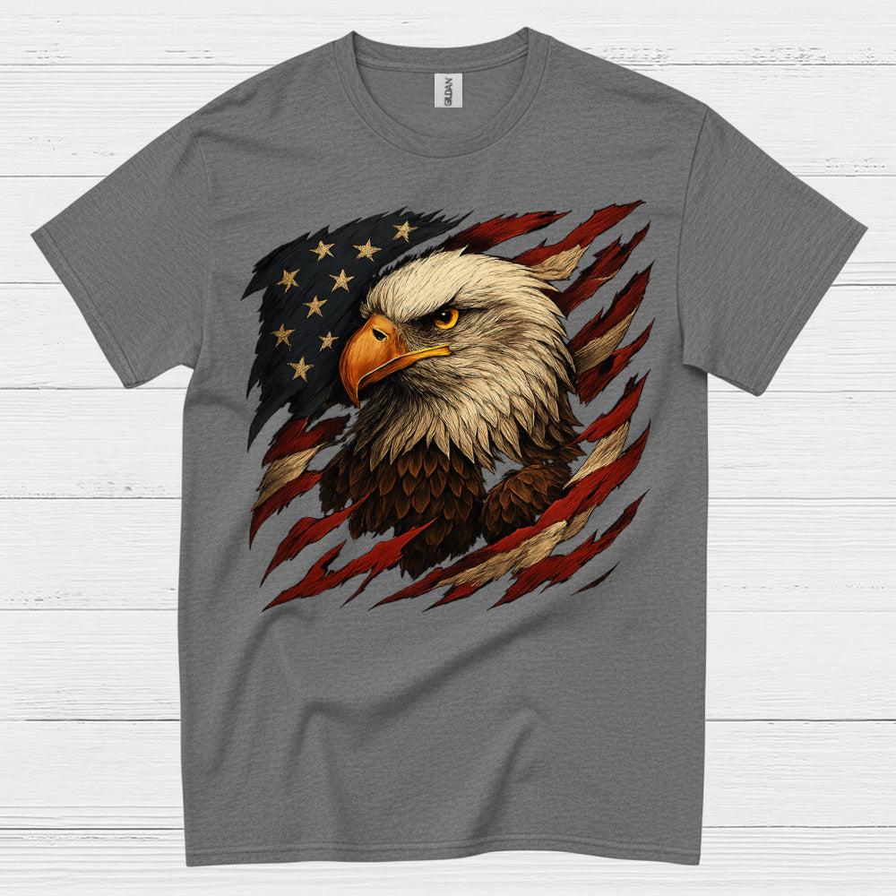 American Bald Eagle Patriotic Freedom Pride T Shirt