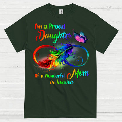 Proud Daughter Of Mom In Heaven T Shirt