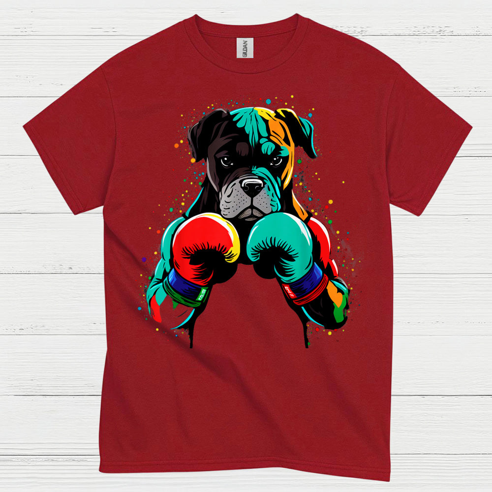 Boxer Boxing Gloves Art T Shirt