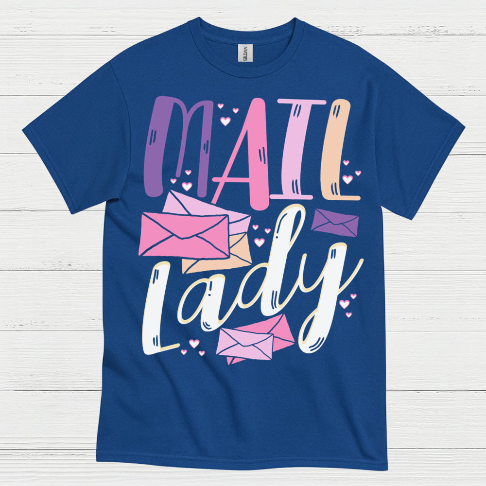 Mail Lady Cute Postal T Shirt