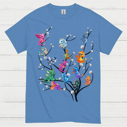 Baby Dragons On Tree T Shirt