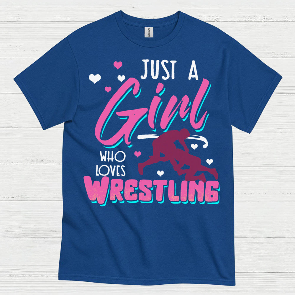 Girls Wrestling Pride Graphic T Shirt