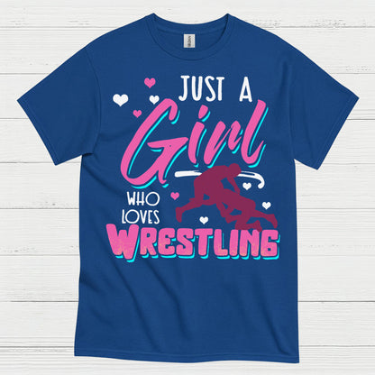 Girls Wrestling Pride Graphic T Shirt