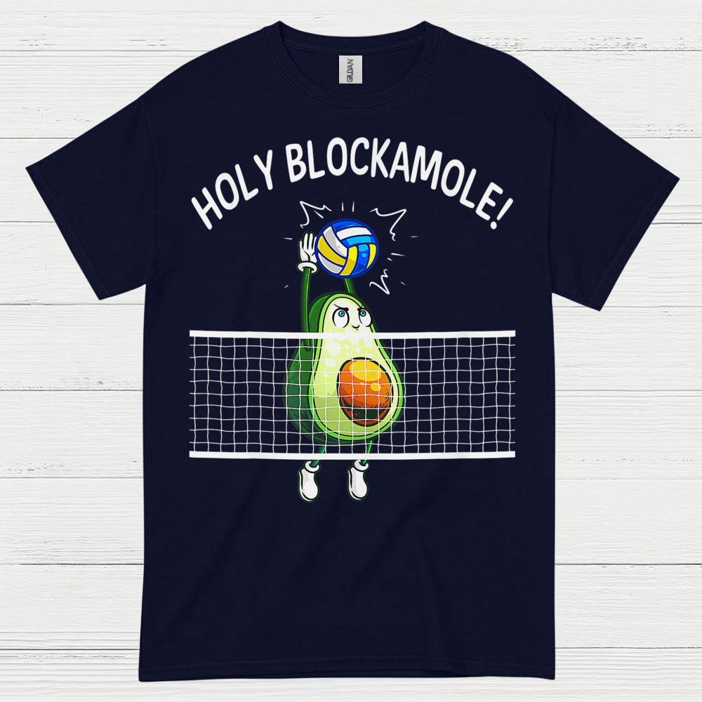 Holy Blockamole Volleyball Humor T Shirt