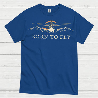 Born To Fly Airplane T Shirt