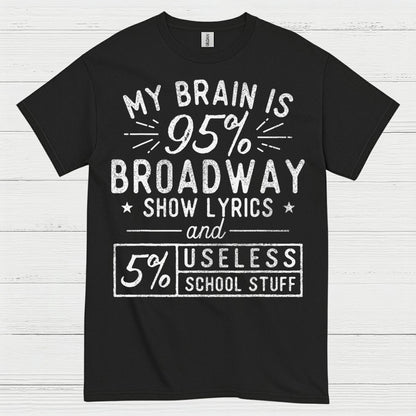My Brain Is 95 Percent Broadway T Shirt