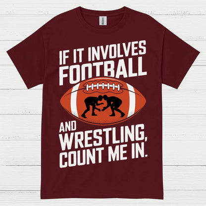 Football Wrestling Fan Pride T Shirt