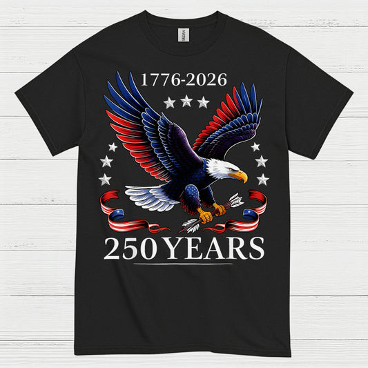 250 Years American Eagle Independence Anniversary T Shirt