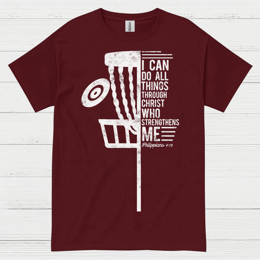 I Can Do All Things Disc Golf T Shirt