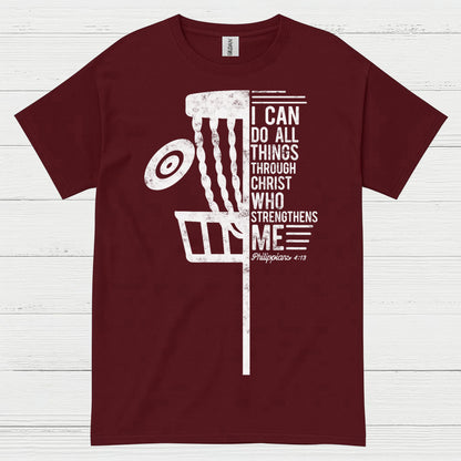 I Can Do All Things Disc Golf T Shirt