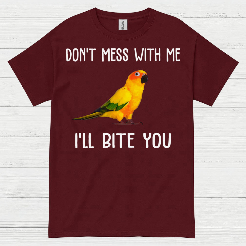Don’t Mess With Me Funny Parrot T Shirt