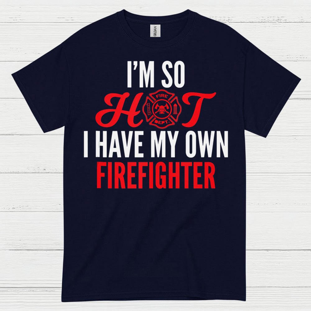 Hot Firefighter Love T Shirt