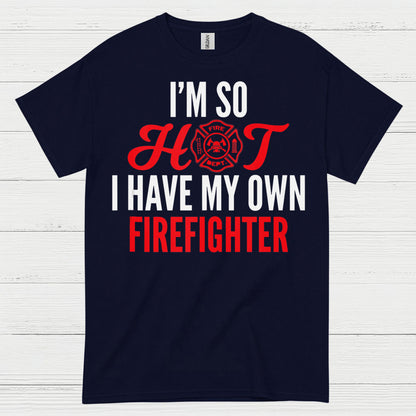 Hot Firefighter Love T Shirt