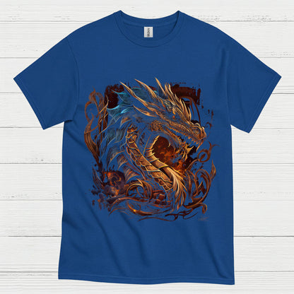 Fire and Fury Dragon T Shirt