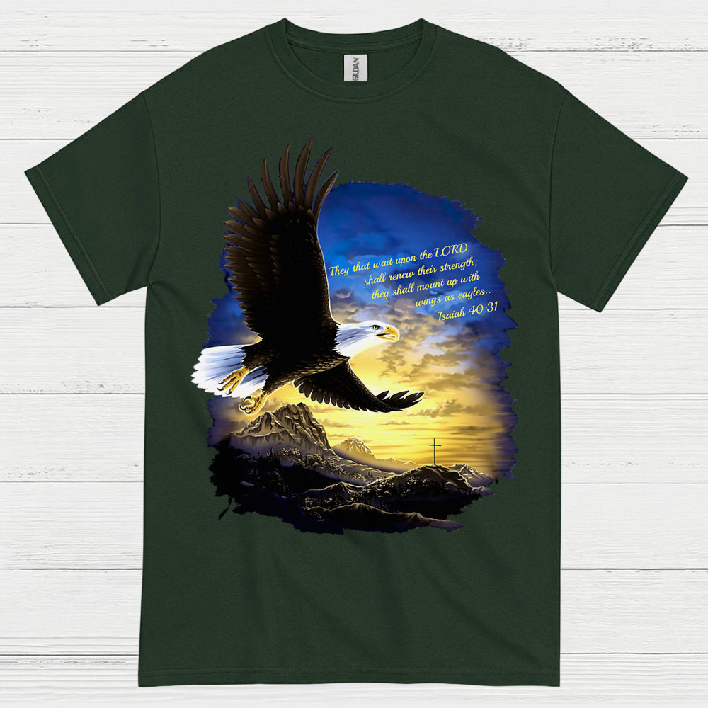 They That Wait Upon The Lord Eagle Faith T Shirt