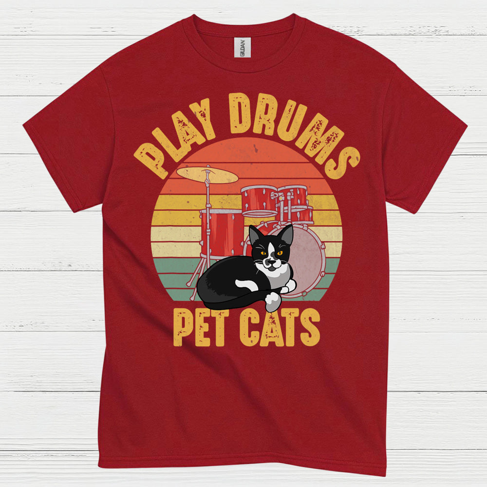 Cat Petter Drummer T Shirt