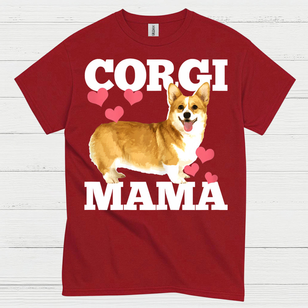 Corgi Mama Love T Shirt