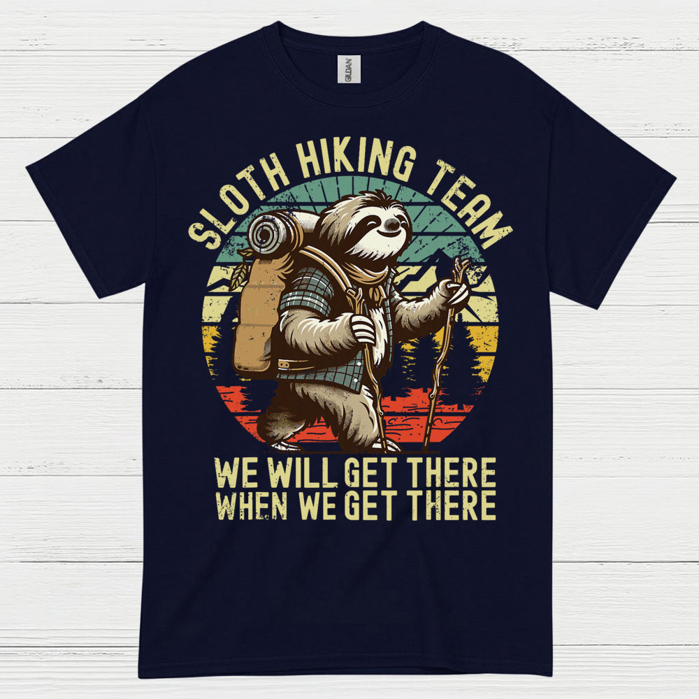 Sloth Hiking Team Adventure Sloth T Shirt