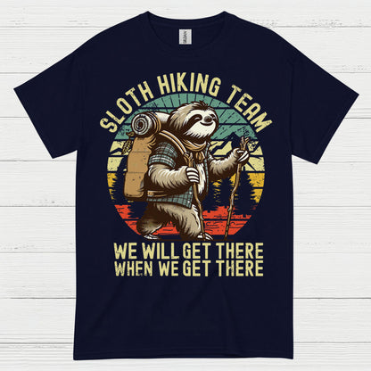 Sloth Hiking Team Adventure Sloth T Shirt