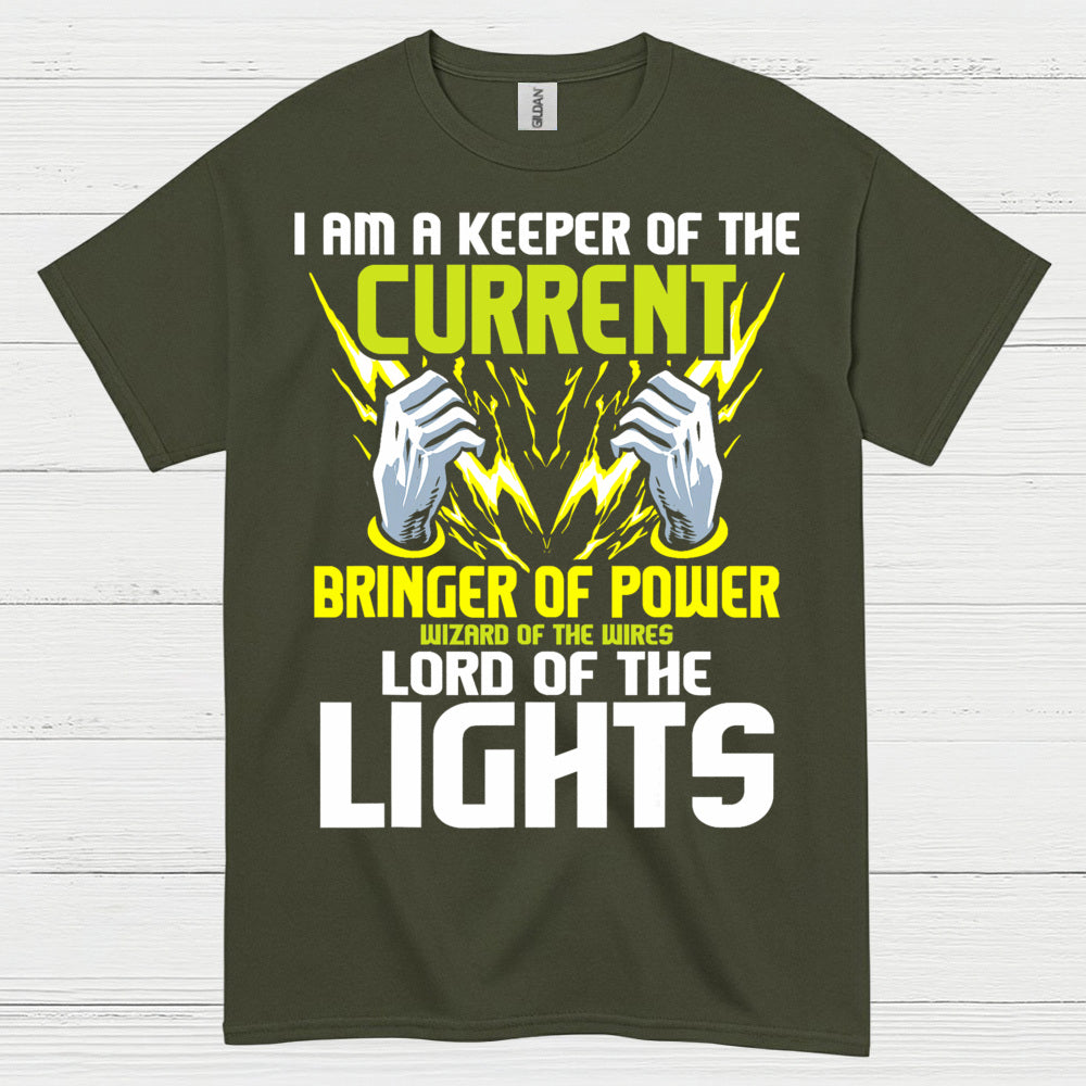 Keeper Of The Current Electrician T Shirt