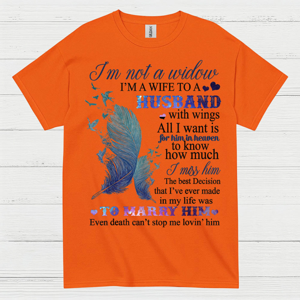Forever His Wife With Wings In Heaven T Shirt