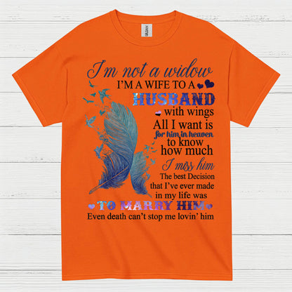 Forever His Wife With Wings In Heaven T Shirt