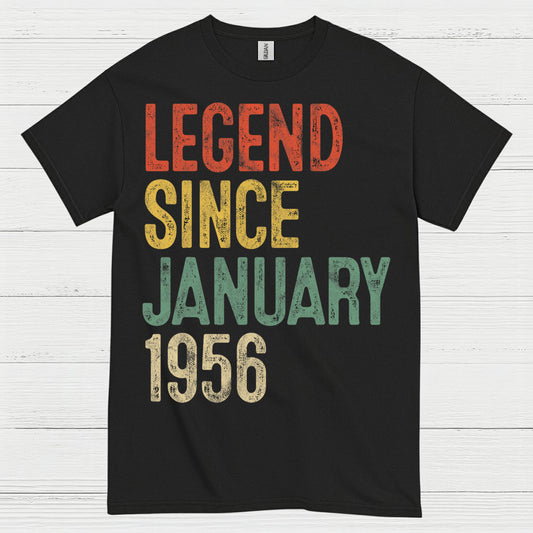 Legend Since January 1956 Birthday T Shirt