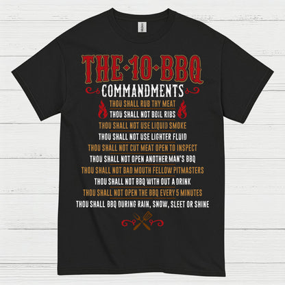 The 10 BBQ Commandments T Shirt