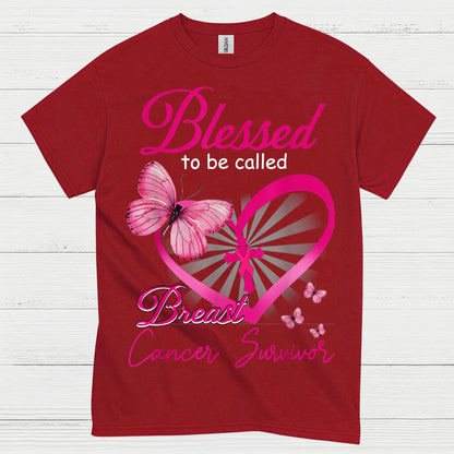 Blessed To Be Called Breast Cancer Survivor T Shirt