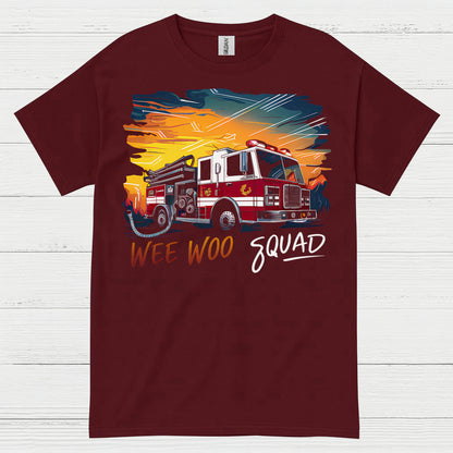 Wee Woo Squad Firefighter T Shirt