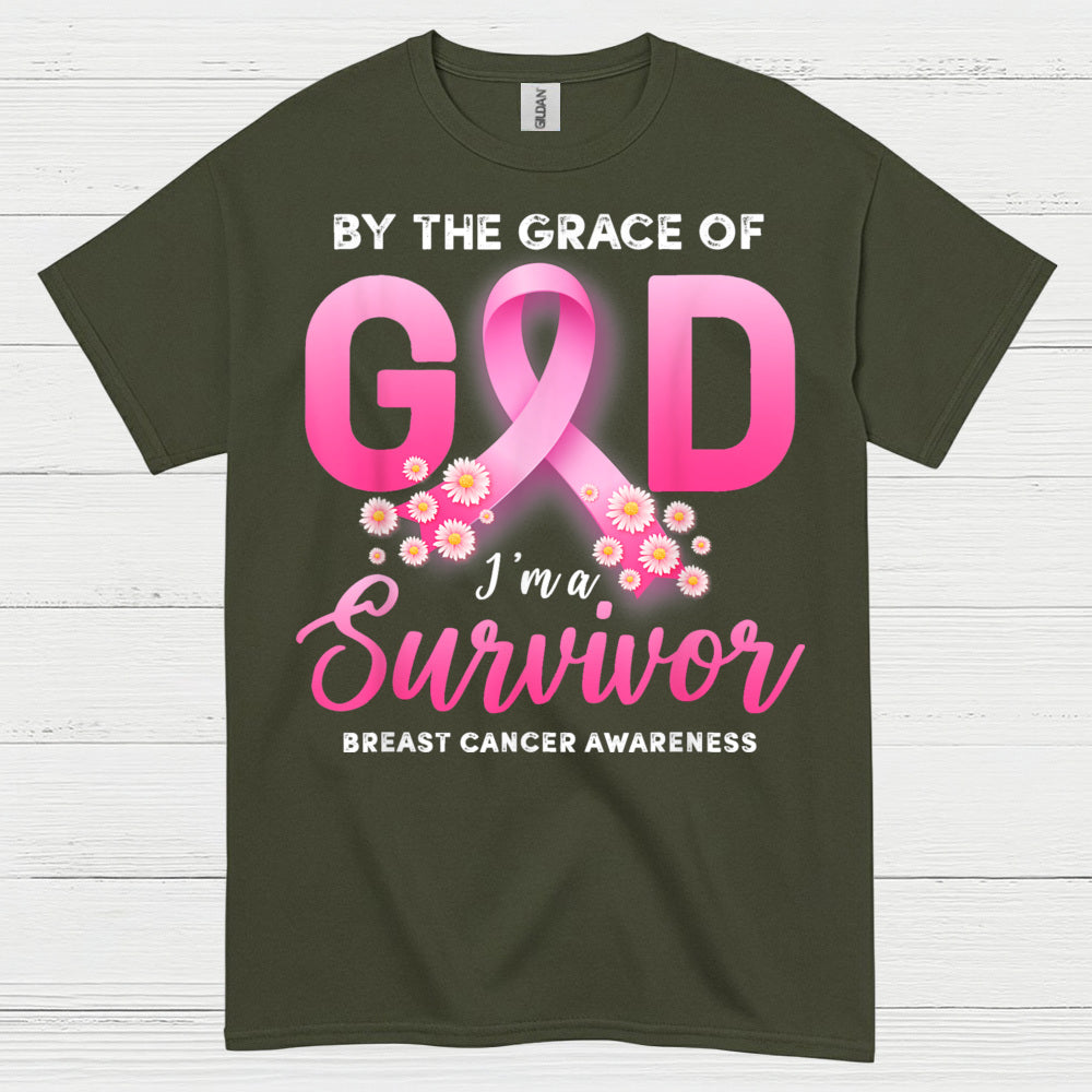 By The Grace Of God Survivor T Shirt