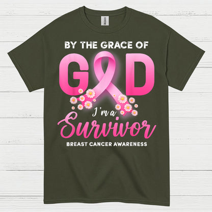 By The Grace Of God Survivor T Shirt