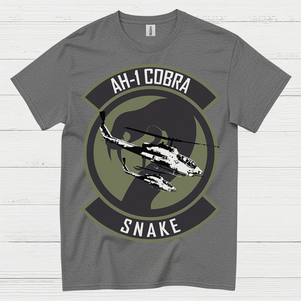 AH-1 Cobra Snake Attack Helicopter T Shirt