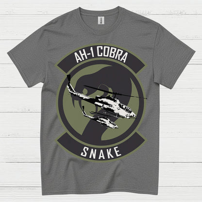 AH-1 Cobra Snake Attack Helicopter T Shirt