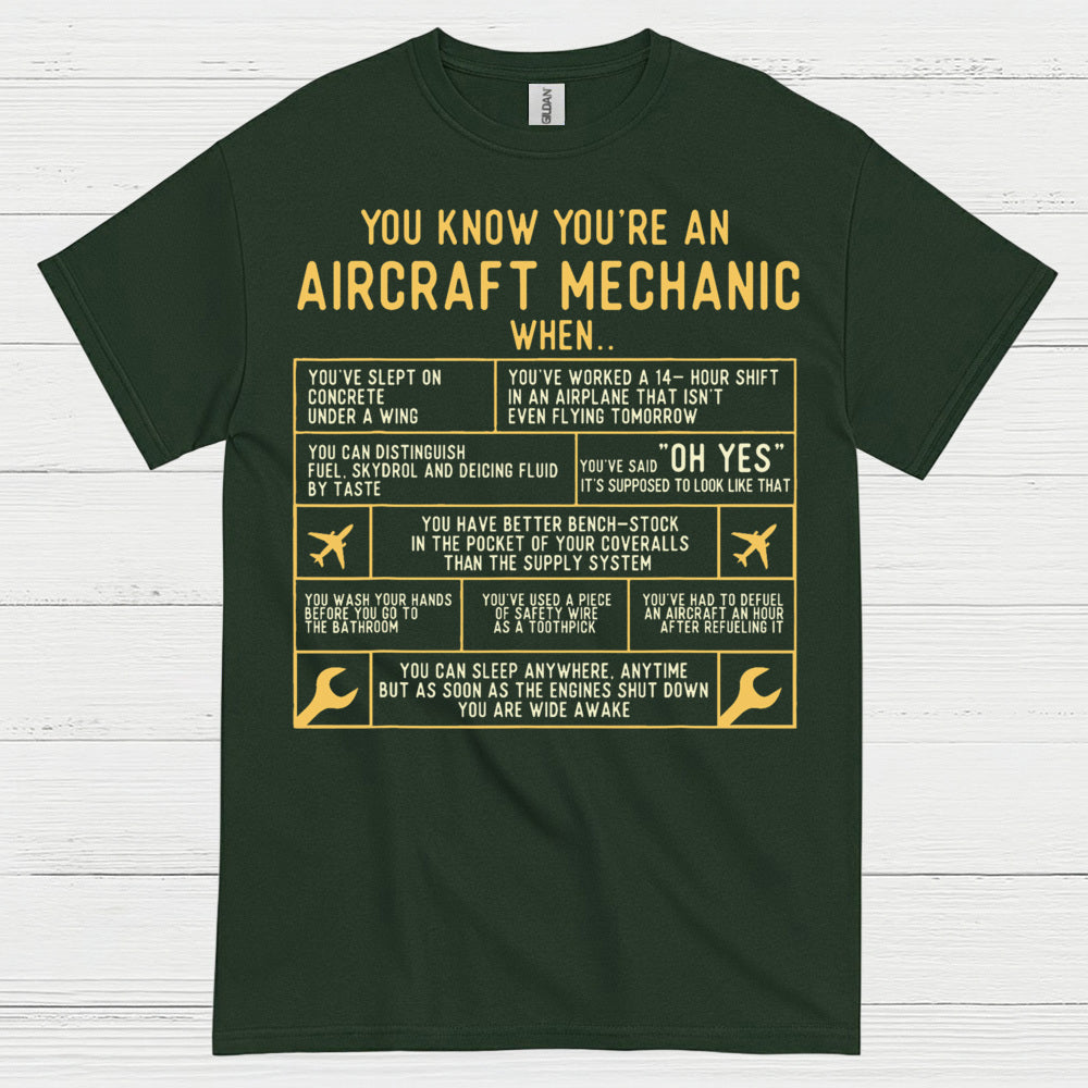 Aircraft Mechanic Humor Quote T Shirt
